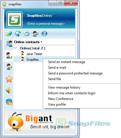 BigAnt Office Messenger Screenshot 1