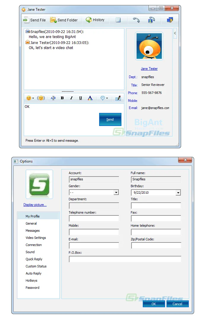 BigAnt Office Messenger Screenshot 2