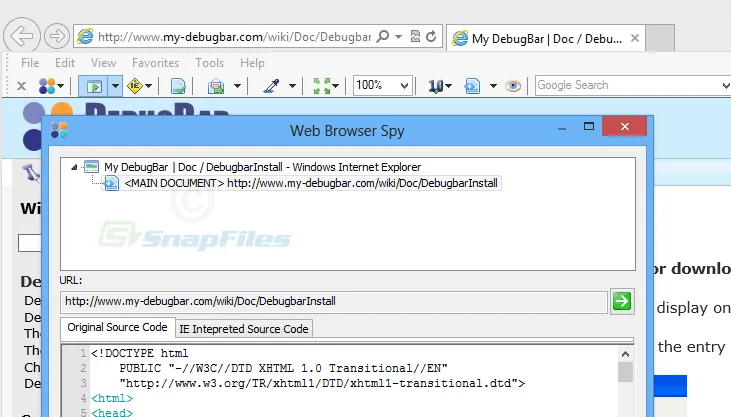 Debugbar Screenshot 1