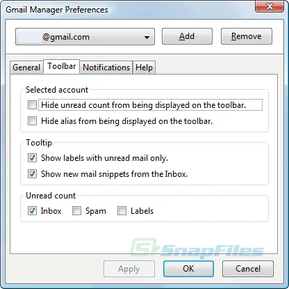 Gmail Manager Screenshot 2