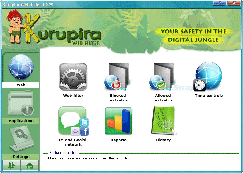 Kurupira Web Filter Screenshot 1