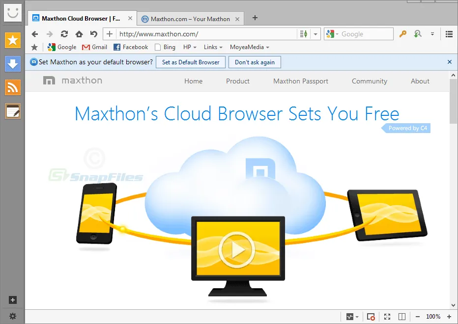 Maxthon Screenshot 1