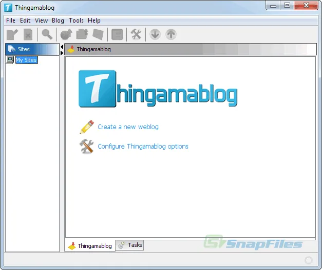 Thingamablog Screenshot 1