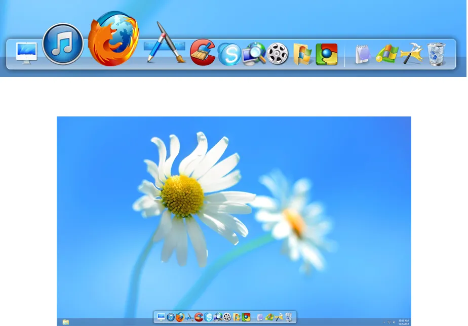 RocketDock Screenshot 1