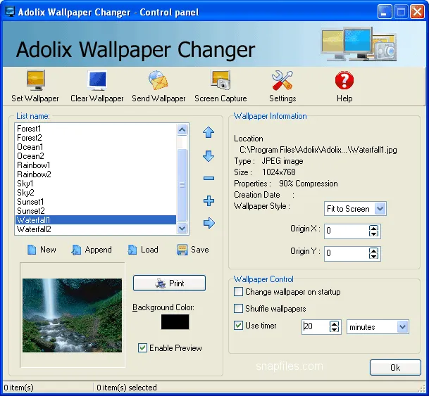 Adolix Wallpaper Changer Screenshot 1