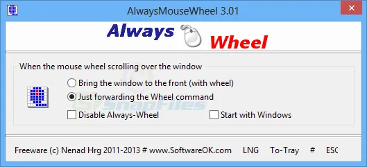 AlwaysMouseWheel Screenshot 1