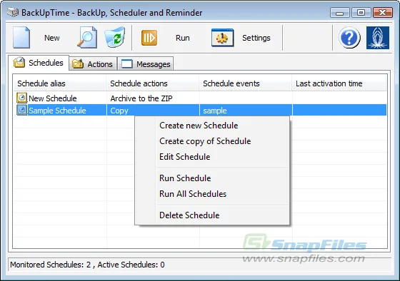 BackUpTime Screenshot 2