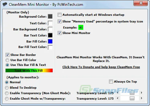 CleanMem Screenshot 2