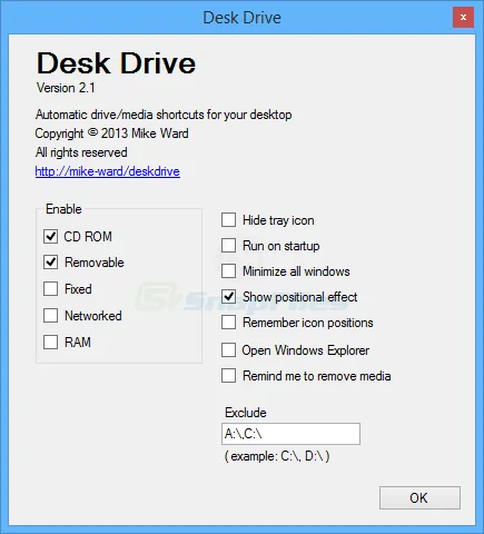 Desk Drive Screenshot 1