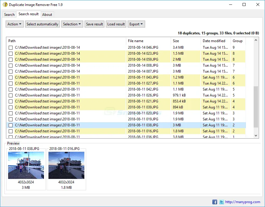 Duplicate Image Remover Free Screenshot 2
