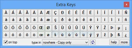 Extra Keys Screenshot 1