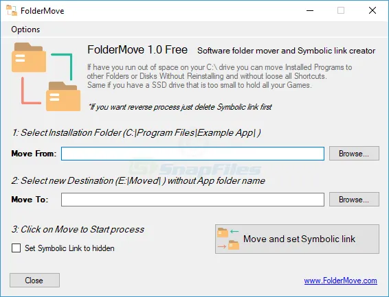 FolderMove Screenshot 1