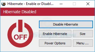 Hibernate Enable or Disable Screenshot 2