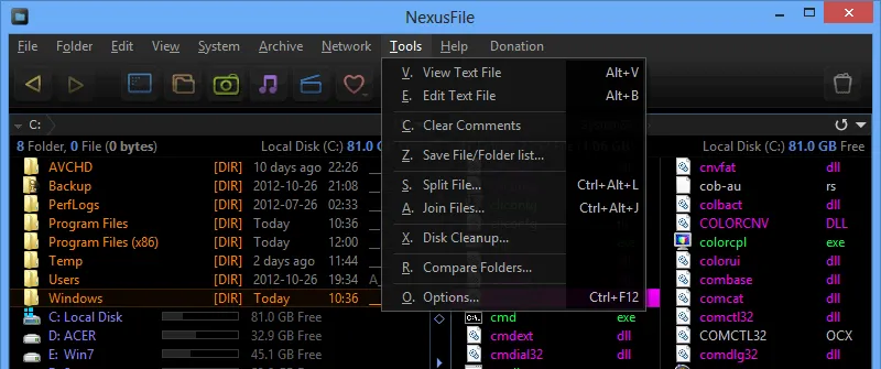 NexusFile Screenshot 2