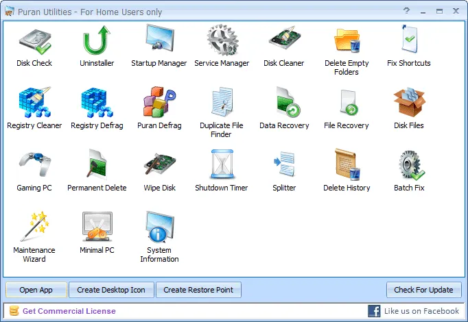 Puran Utilities Screenshot 1