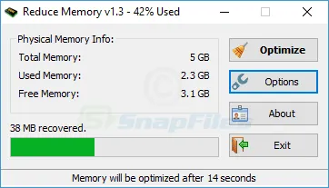 Reduce Memory Screenshot 2