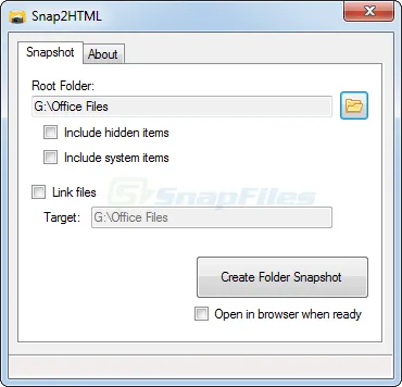 Snap2HTML Screenshot 2