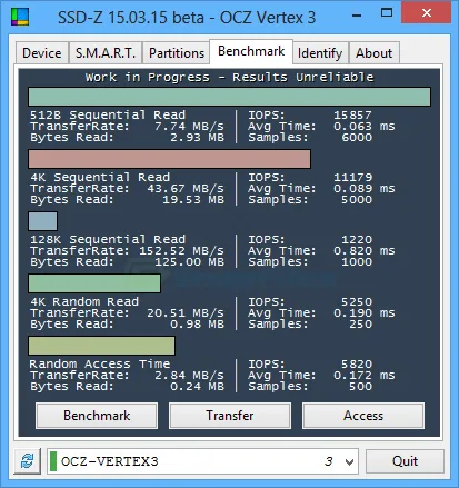 SSD-Z Screenshot 2
