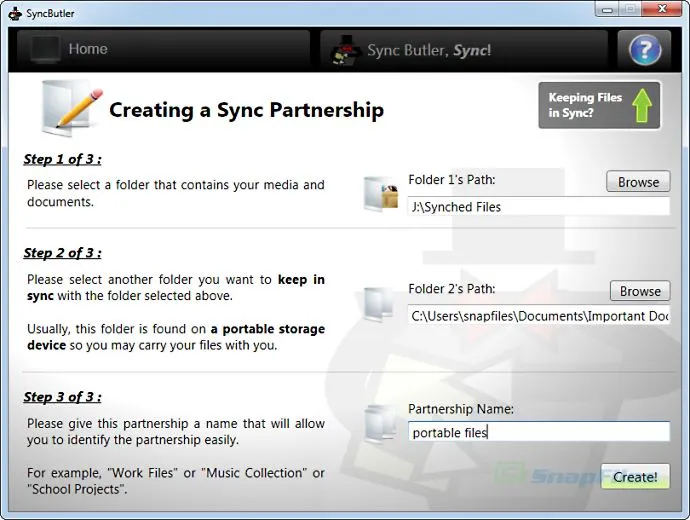 Sync Butler Screenshot 2