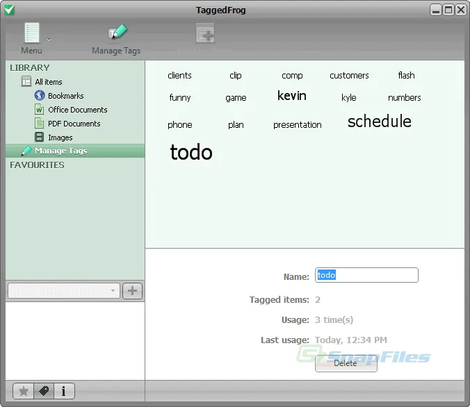 TaggedFrog Screenshot 1