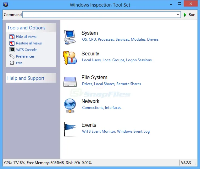 Windows Inspection Tool Set Screenshot 1